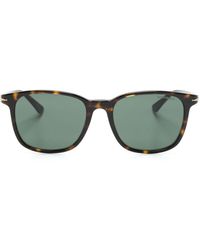 Montblanc - Tortoiseshell Square-frame Sunglasses - Lyst