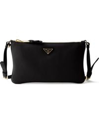 Prada - Umhängetasche Mit Logo - Lyst