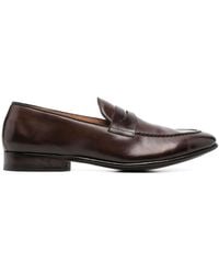 Alberto Fasciani - Penny-slot Leather Loafers - Lyst