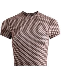 Kith - Mulberry Sheer Monogram T-Shirt - Lyst