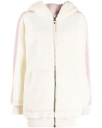 Mr & Mrs Italy Two-tone Hooded Jacket - White