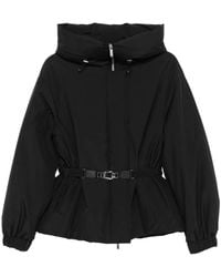 Moorer - Glarea Belted High-Neck Jacket - Lyst