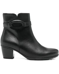 Gabor - Buckle Booties - Lyst