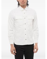 Neil Barrett - Embroidered Patch-Detail Shirt - Lyst
