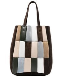 KHAITE - Borsa Tote Zoe Con Design Patchwork - Lyst