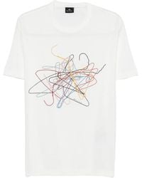 Paul Smith - Short-Sleeve Hanger-Print T-Shirt - Lyst
