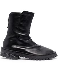 Moma - Tronchetto Leather Ankle Boots - Lyst