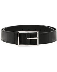 Paul Smith - Embossed-finish Leather Belt - Lyst