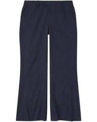 Closed - Wharton Cropped Flared Trousers - Lyst