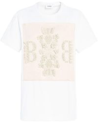 Barrie - Cashmere Patch Logo T-Shirt - Lyst