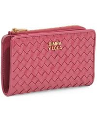 Bimba Y Lola - Dark- Plaited Compact Purse - Lyst