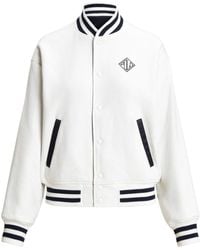 Polo Ralph Lauren - Double Knitted Bomber Jacket - Lyst