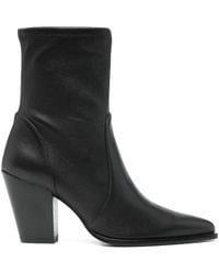 Stuart Weitzman - Stiefel Mit Spitzer Kappe 85Mm - Lyst