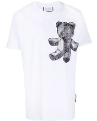 Philipp Plein - Teddy Bear Paisley-Print T-Shirt - Lyst