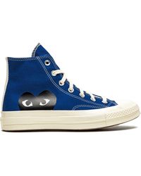 Converse - Comme Des Garçons Play Chuck 70 High "blue Quartz" Sneakers - Lyst