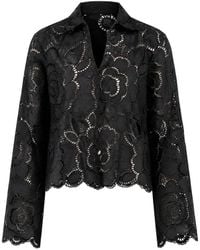 CISSA - Victorian Broderie Anglaise Shirt - Lyst