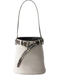 Prada - Beuteltasche Aus Leder - Lyst