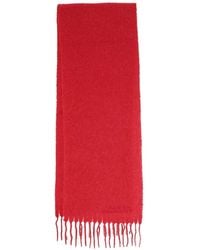 Isabel Marant - Firny Fringed Logo-Embroidered Scarf - Lyst