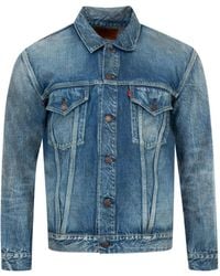 Fullcount - Chaqueta vaquera con bolsillos de parche - Lyst