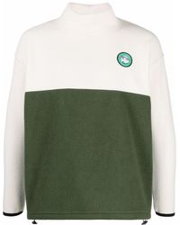 Societe Anonyme Logo-patch Mock Neck Sweater - Green