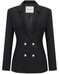 Occleus - Noir Double-Breasted Blazer - Lyst