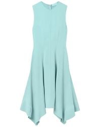 Stella McCartney - Asymmetric-Hem Sleeveless Dress - Lyst