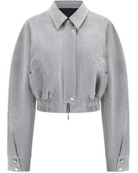Oude Waag - Corduroy Cocoon Cropped Jacket - Lyst