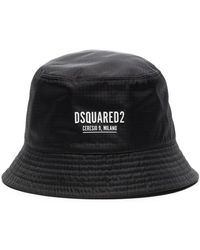 DSquared² - Sombrero de pescador con logo bordado - Lyst