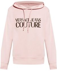 Versace Jeans Couture - Katoenen Hoodie - Lyst