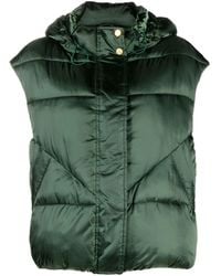 Patrizia Pepe - Hooded Quilted Gilet - Lyst