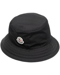 Moncler - Cappello bucket con applicazione logo - Lyst