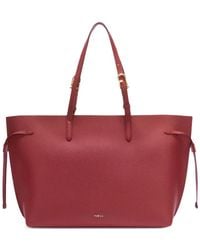 Furla - Large Ava Leather Tote Bag - Lyst