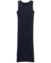 Pleats Please Issey Miyake - Pleated Sleeveless Midi Dress - Lyst