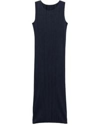 Pleats Please Issey Miyake - Pleated Sleeveless Midi Dress - Lyst