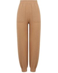 MSGM - Ribbed Wool Track Pants - Lyst