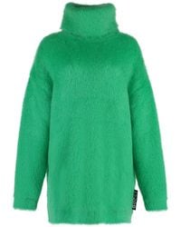 Gucci - Knitted Turtleneck Dress - Lyst