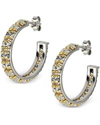 Desmo - Pendientes De Aro Infinity Round - Lyst