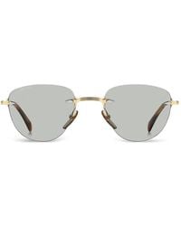 David Beckham - Rimless Geometric-Frame Sunglasses - Lyst
