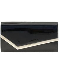Jimmy Choo - Pochette Emmie En Cuir Verni - Lyst