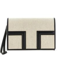 TOTEME - T-Flap Envelope Clutch Bag - Lyst