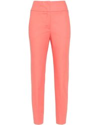 Peserico - Cotton-blend Tapered Trousers - Lyst