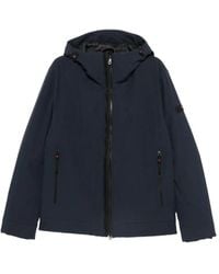 Peuterey - Hooded Logo-Patch Jacket - Lyst