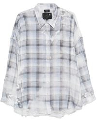 R13 - Frayed-Hem Shirt - Lyst