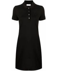 Lacoste - Robe-Polo À Patch Logo - Lyst