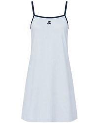 Rest&Recreation - Coloration Contrast-Trim Mini Dress - Lyst