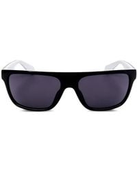 adidas - Logo-Print Rectangle-Frame Sunglasses - Lyst