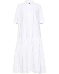 Jil Sander - Cotton Shirt Dress - Lyst