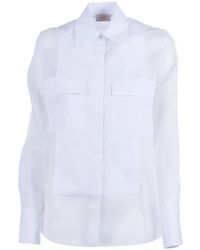Mazzarelli - Josephine Panelled Shirt - Lyst