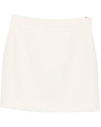 Alessandra Rich - Bouclé-Knit Mini Skirt - Lyst