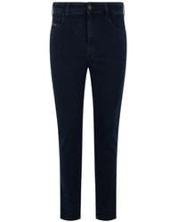 DIESEL - Vaqueros Con Parche Del Logo - Lyst